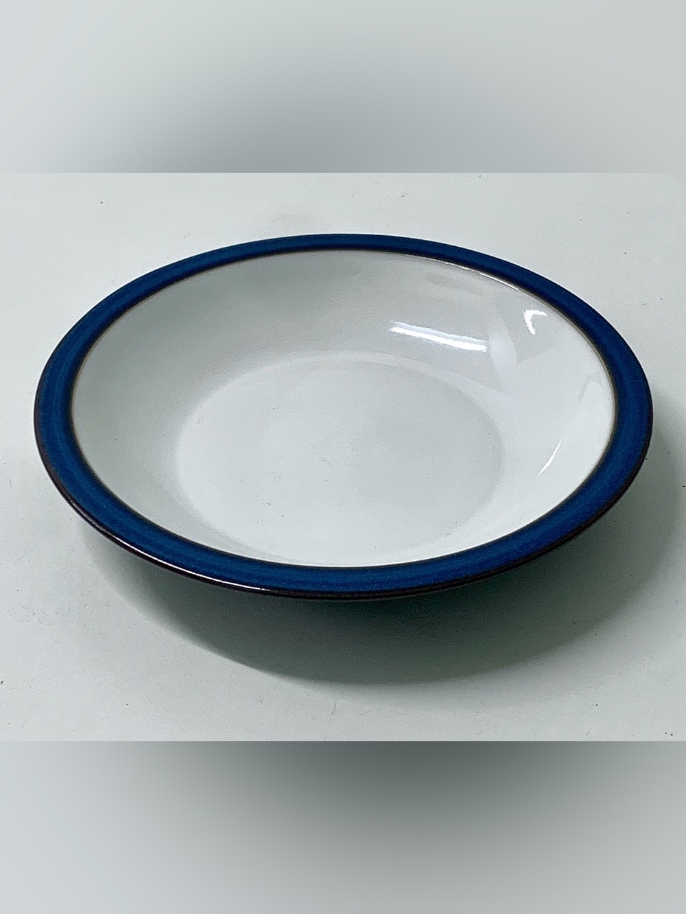 Vintage Discontinued Denby England Boston Stoneware Rimmed Soup Bowl
